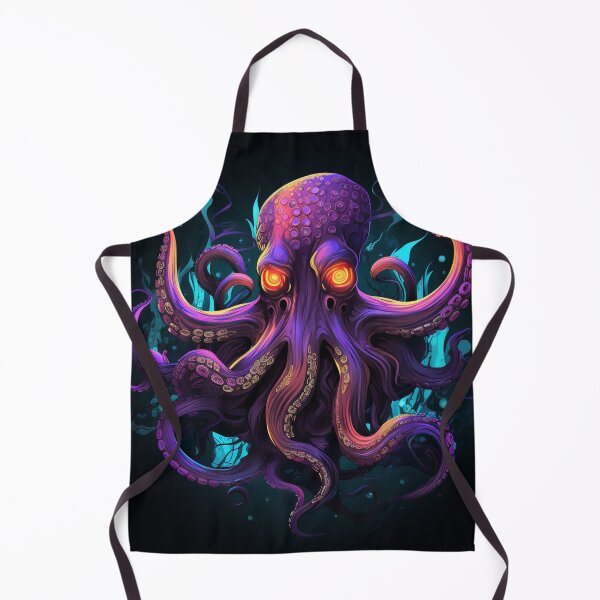 Item preview, Purple Octopus Pop Neon Art designed and sold by AstroRisq.