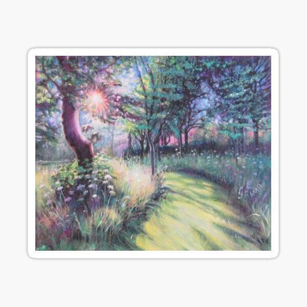 Item preview, This Way - grassy path designed and sold by LittleLiz.