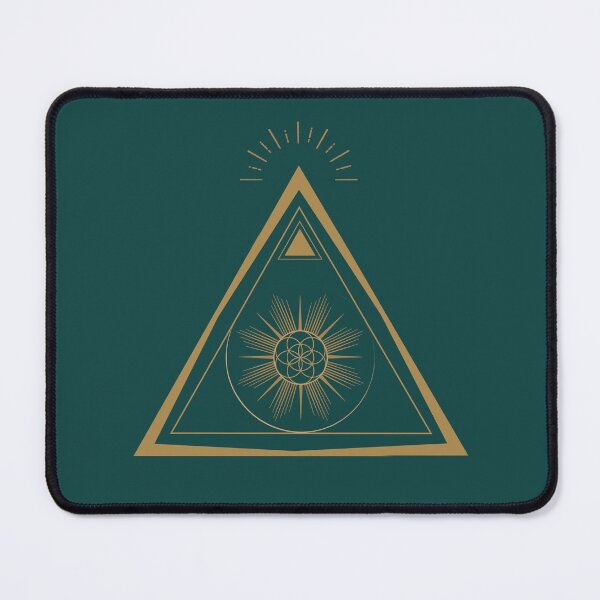 Item preview, Pyramid and Flower of Life Spiritual Design designed and sold by Foxalla.