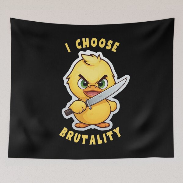 Item preview, I Choose Brutality Funny Gifts for Animals Lovers designed and sold by PapaMikeCrafts.