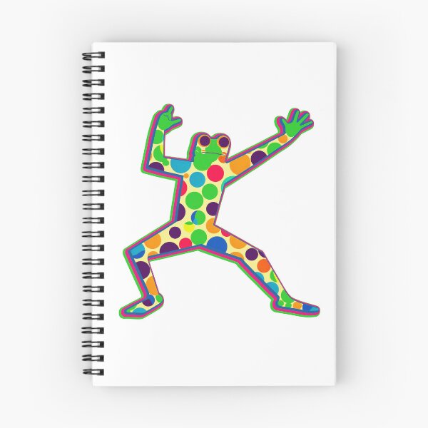 Item preview, Colorful Frog Dancing designed and sold by MagicColorPrint.