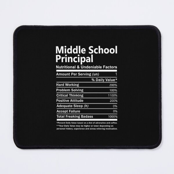 Item preview, Middle School Principal - Nutritional And Undeniable Factors designed and sold by alphatinost.