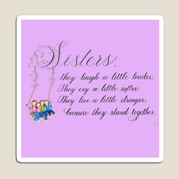 Produits Sur Le Theme Citations De Soeurs Redbubble