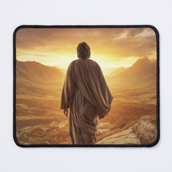 Item preview, Jesus in the wilderness:Religious Art - Painting of Christ in the wilderness designed and sold by Obinne.