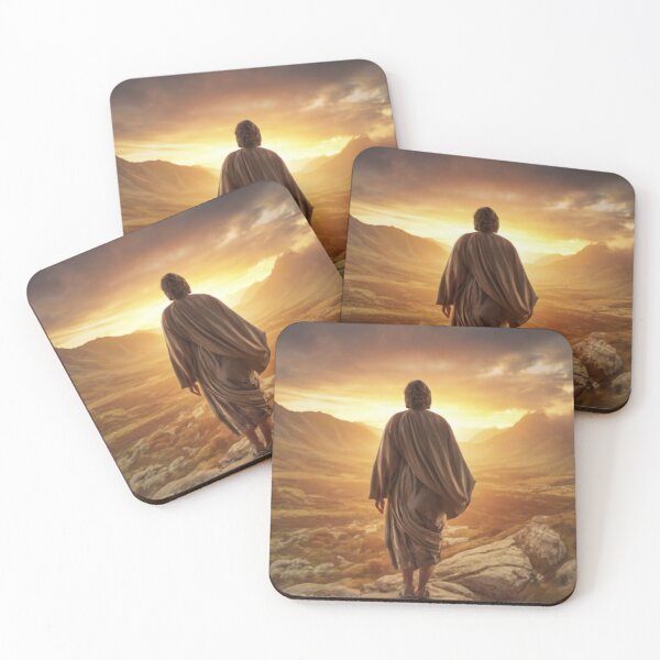 Item preview, Jesus in the wilderness:Religious Art - Painting of Christ in the wilderness designed and sold by Obinne.