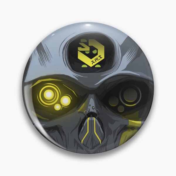 Item preview, cyperpunk skull designed and sold by StrutsenkoArt.