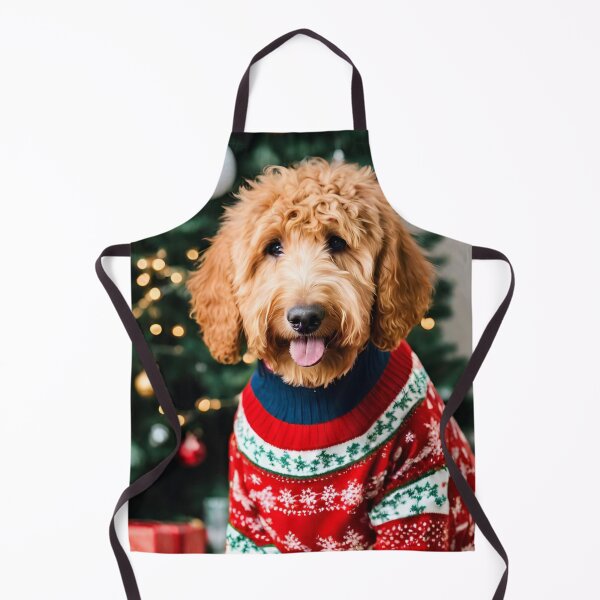 Item preview, Christmas Goldendoodle Doodle Dog designed and sold by Happy Dog Doodles.