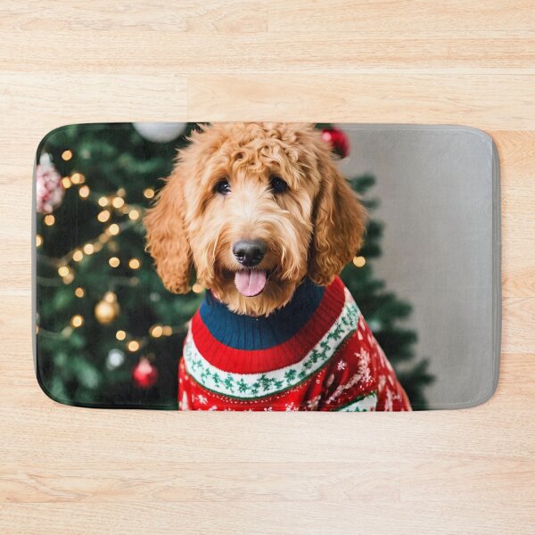 Item preview, Christmas Goldendoodle Doodle Dog designed and sold by Happy Dog Doodles.