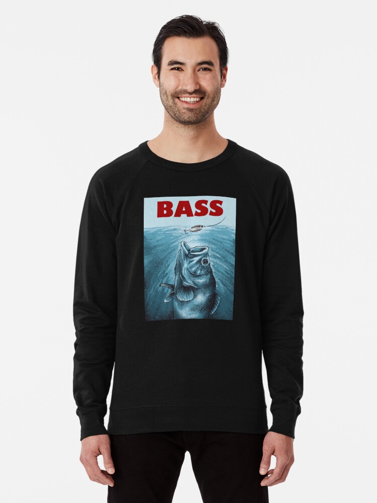 Funny Bass Fishing T Shirt | Largemouth Bass Fishing Tee Shirt Gifts |  Lightweight Sweatshirt
