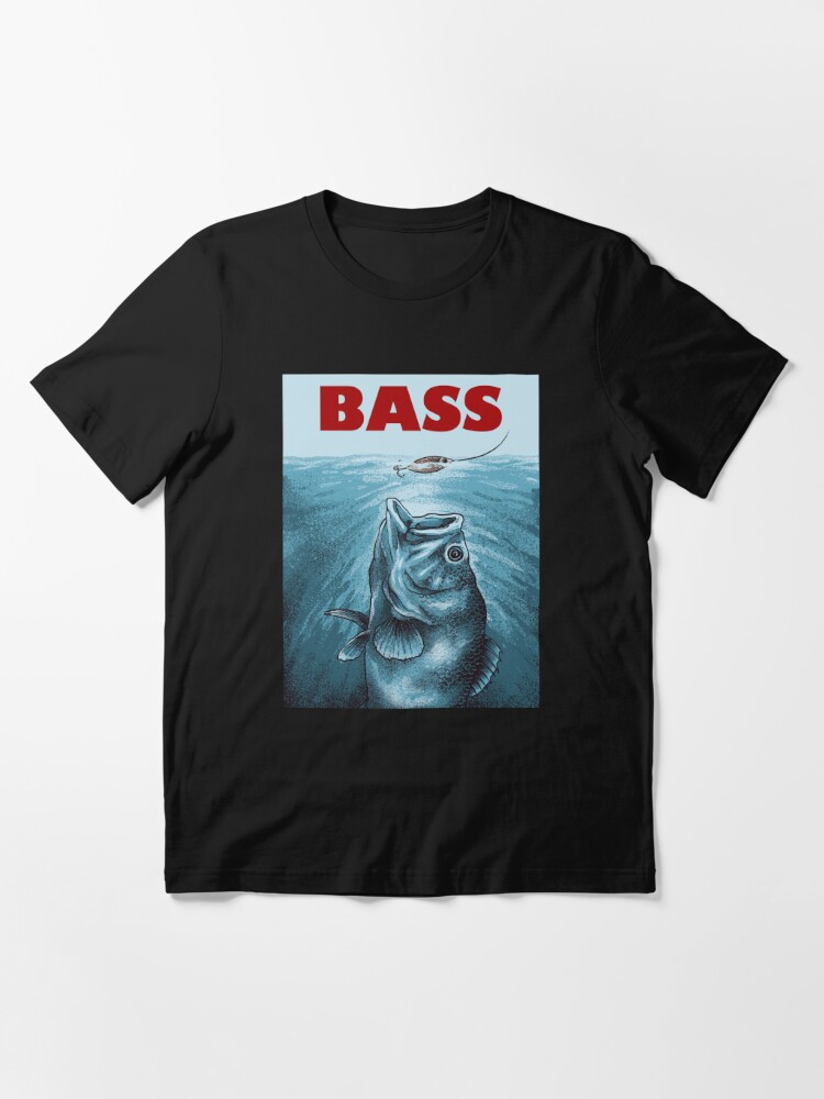 Funny Bass Fishing T Shirt, Largemouth Bass Fishing Tee Shirt Gifts  Essential T-Shirt for Sale by 97Tees