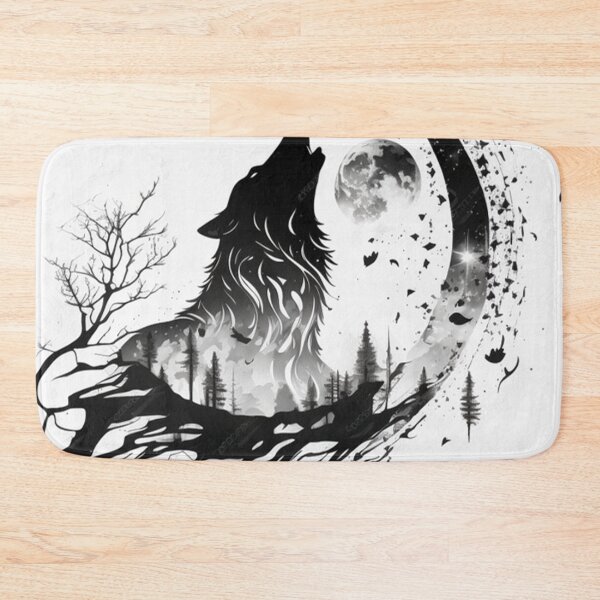 Item preview, Wolf and Moon 1 designed and sold by AstroRisq.