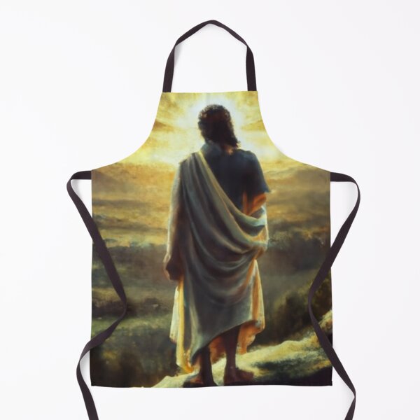 Item preview, Jesus in the wilderness:Religious Art - Painting of Christ in the wilderness designed and sold by Obinne.