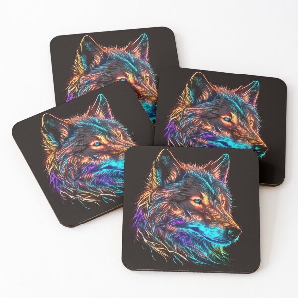 Item preview, Wolf Neon Art 1 designed and sold by AstroRisq.