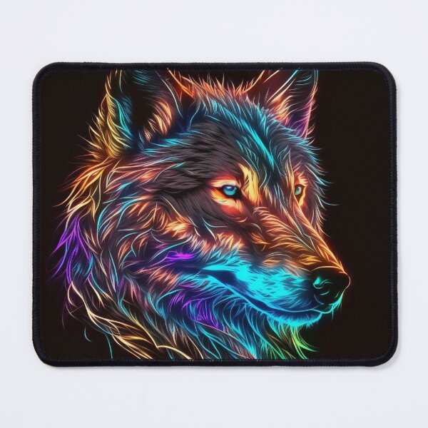 Item preview, Wolf Neon Art 1 designed and sold by AstroRisq.