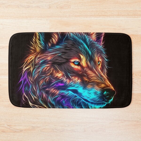 Item preview, Wolf Neon Art 1 designed and sold by AstroRisq.