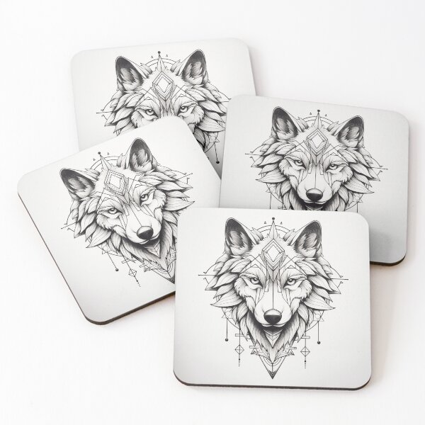 Item preview, Wolf Tattoo 1 designed and sold by AstroRisq.