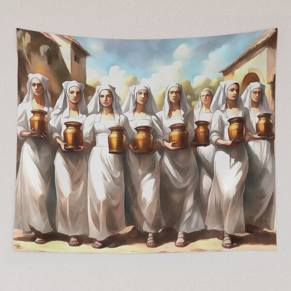 Item preview, Eight Maids Matthew 5: 3-10 designed and sold by taiche.