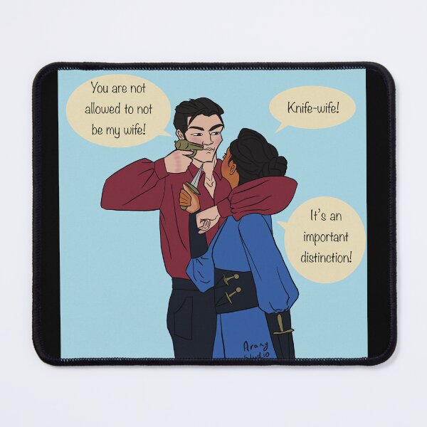 Item preview, Kaz asks Inej to be his knife-wife designed and sold by Arany-Studio.