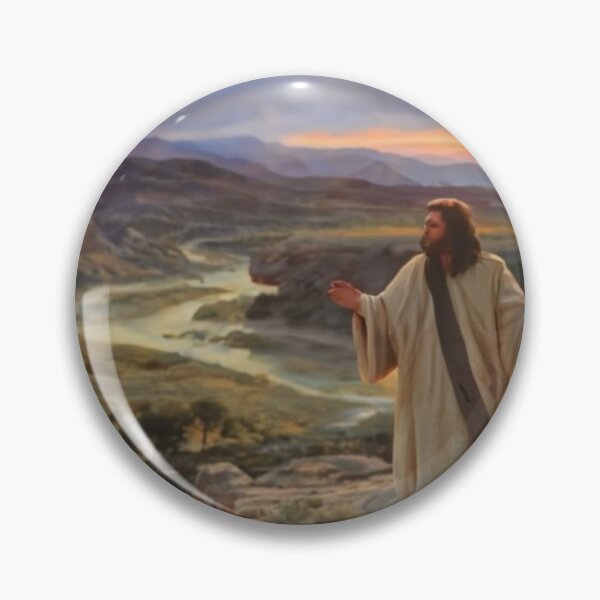 Item preview, Jesus in the wilderness:Religious Art - Painting of Christ in the wilderness designed and sold by Obinne.