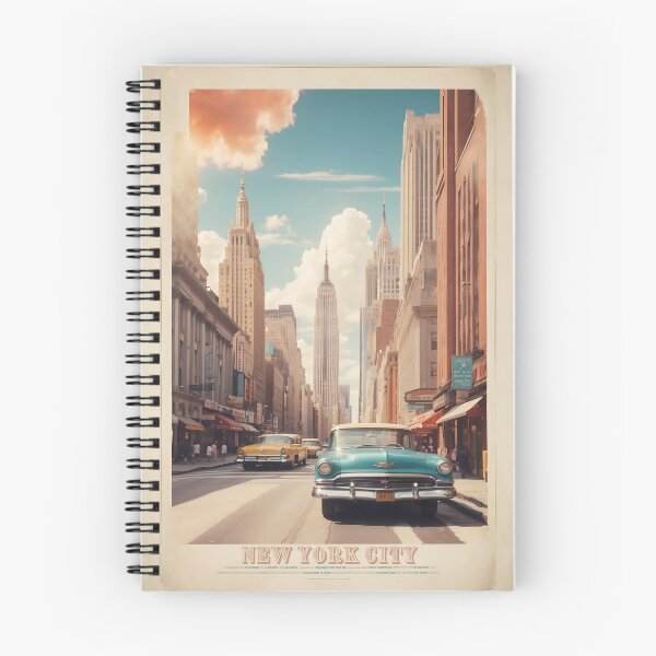 Item preview, NYC Manhatten: Vintage Travel Poster designed and sold by Ceemko's Vintage Corner.