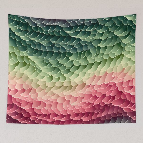 Item preview, Gradient Scale Waves designed and sold by VectorPlace.