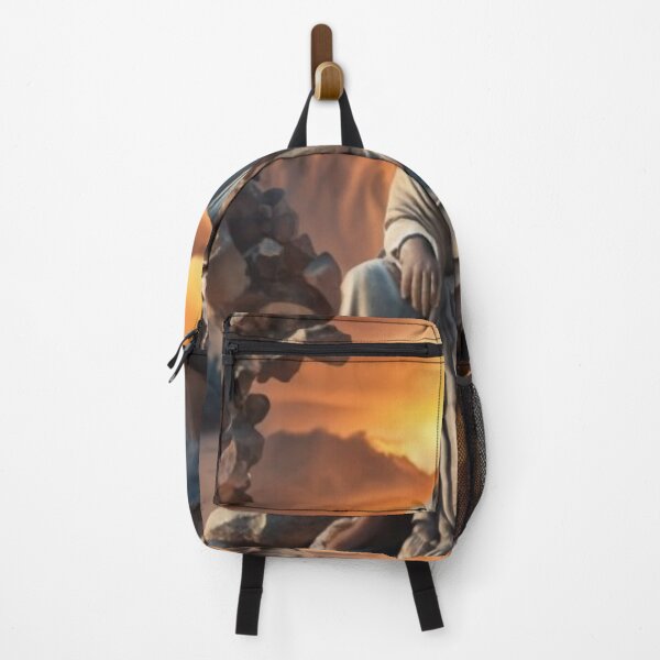Item preview, Jesus in the wilderness:Religious Art - Painting of Christ in the wilderness designed and sold by Obinne.