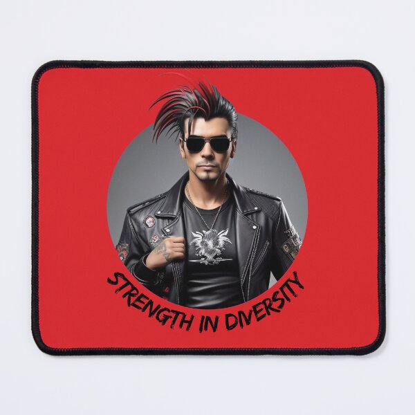 Item preview, Man with rooster hair on his head designed and sold by HarridanCreates.