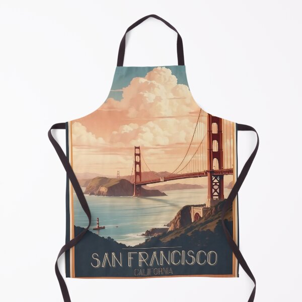 Item preview, San Francisco Serenity: Vintage Travel Poster designed and sold by Ceemko's Vintage Corner.