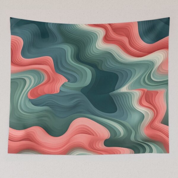 Item preview, Abstract Aquatic Dance designed and sold by VectorPlace.