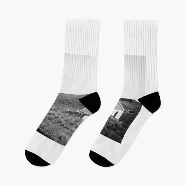 Item preview, Church at the Strand bw designed and sold by eddiebarronshop.