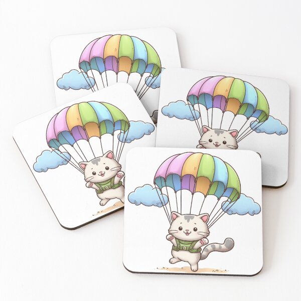 Item preview, Cat Parachute designed and sold by ka7al.