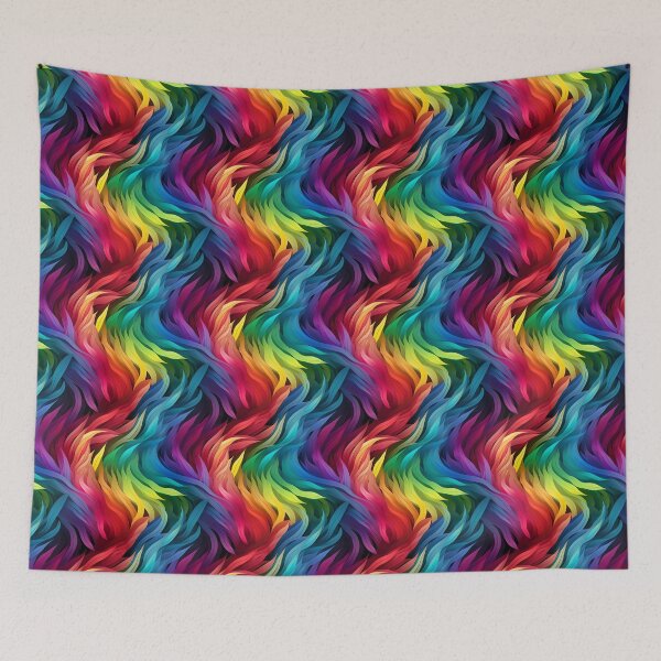 Item preview, Deeply Colored Flames pattern designed and sold by Sp3ctrumOfColor.