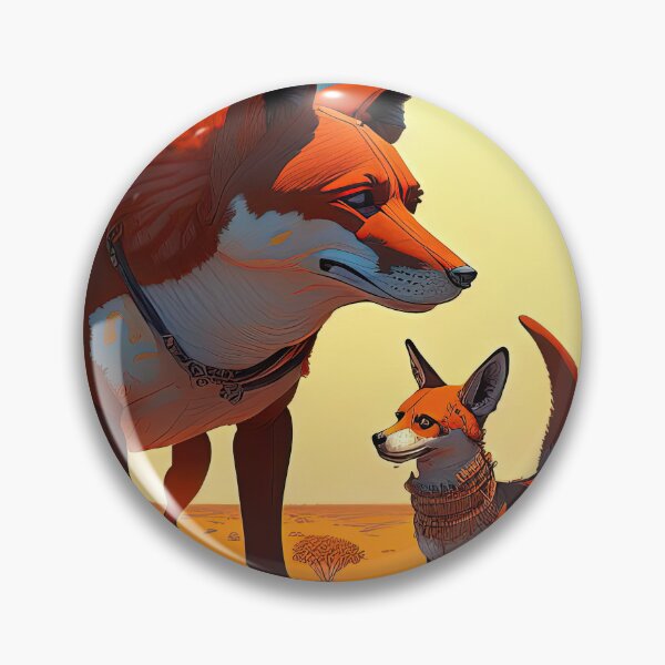 Item preview, Dingos in the Simpson Desert, Australia designed and sold by FFidalgo.
