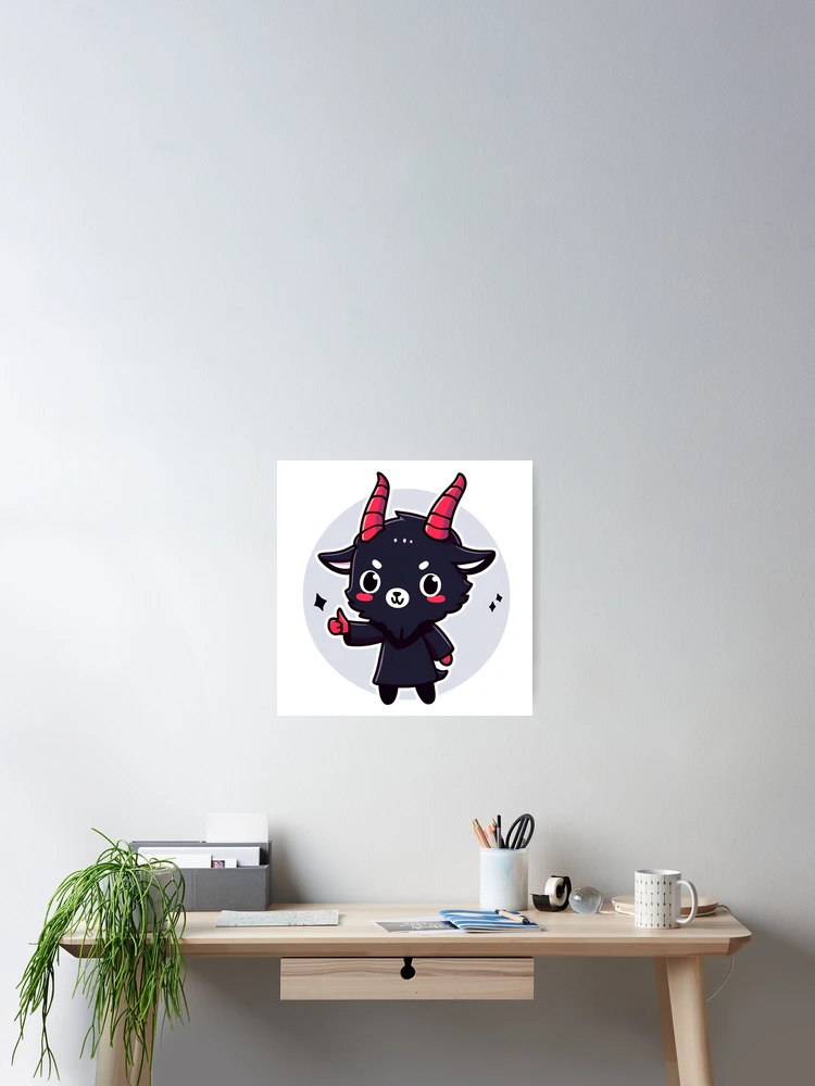 Thumbnail 2 of 3, Poster, Supportive Demon designed and sold by QuickSticker.