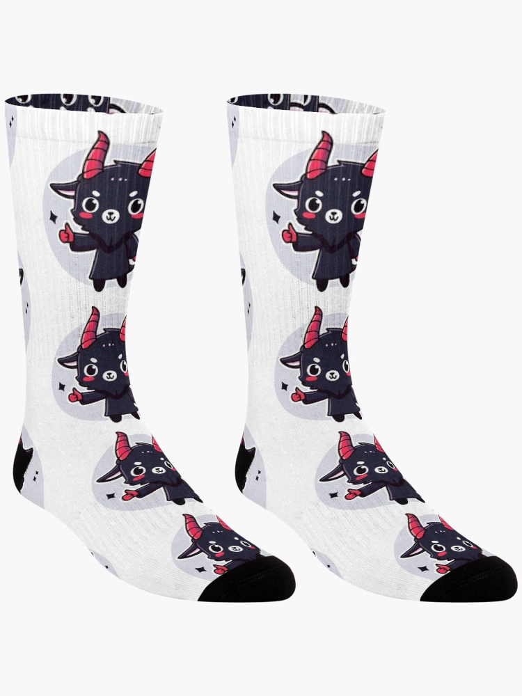 Thumbnail 3 of 5, Socks, Supportive Demon designed and sold by QuickSticker.
