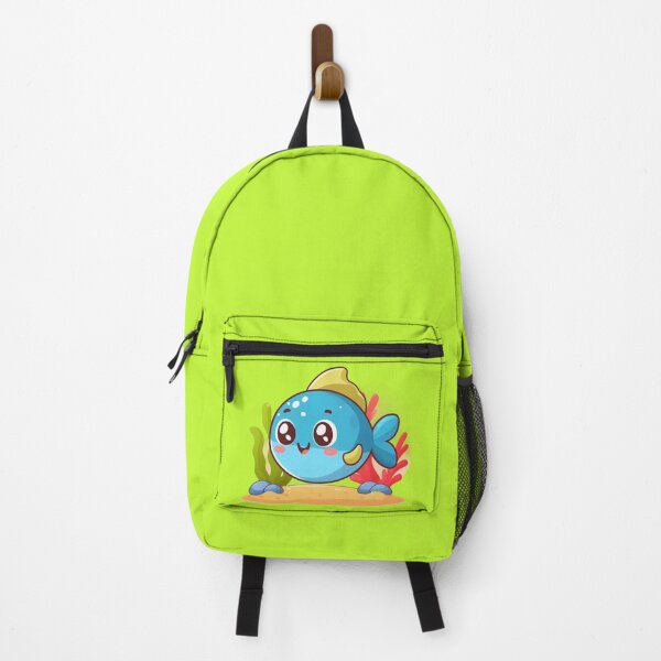 Item preview, Adorable Little Blue Fish designed and sold by DigiDreamyArt.