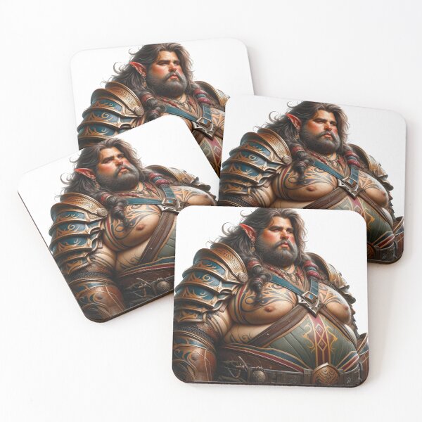Item preview, Heavyset Elven Fighter designed and sold by aetherAI.