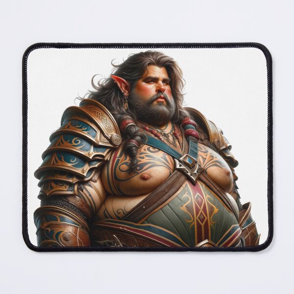 Item preview, Heavyset Elven Fighter designed and sold by aetherAI.