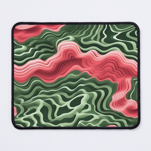 Item preview, Crimson Green Waves designed and sold by VectorPlace.