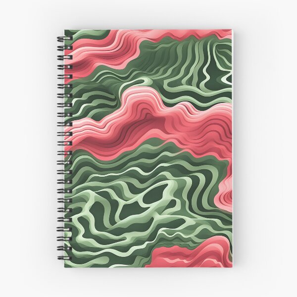 Item preview, Crimson Green Waves designed and sold by VectorPlace.