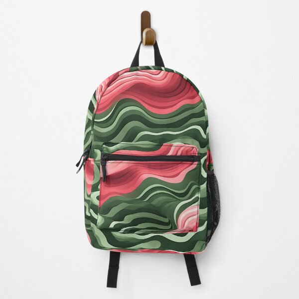 Item preview, Crimson Green Waves designed and sold by VectorPlace.