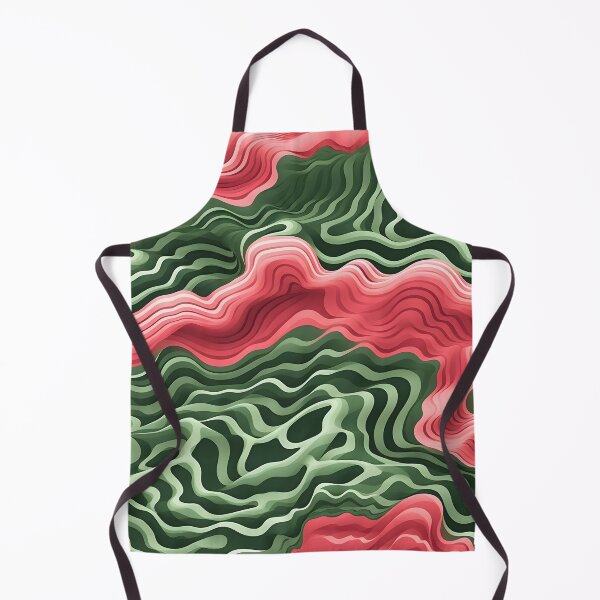 Item preview, Crimson Green Waves designed and sold by VectorPlace.