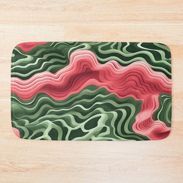 Item preview, Crimson Green Waves designed and sold by VectorPlace.