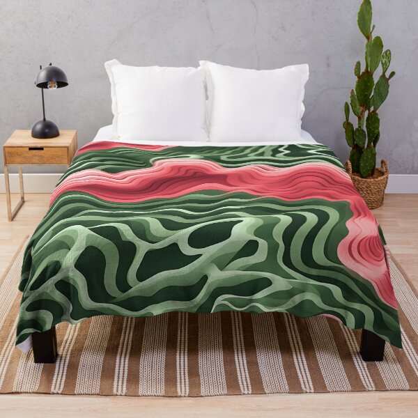 Item preview, Crimson Green Waves designed and sold by VectorPlace.
