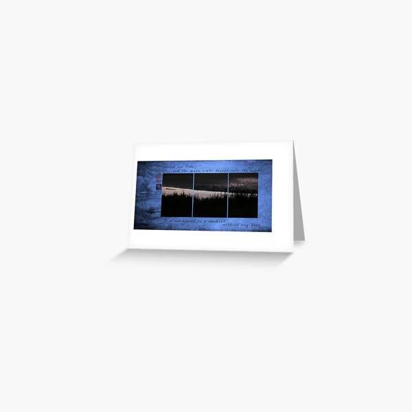 Record Low Tide Greeting Card