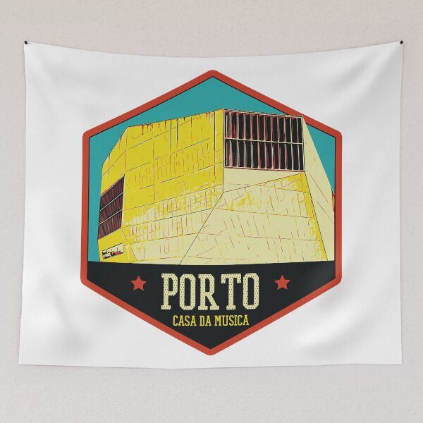 Item preview, Harmony in Design: Casa da Musica Illustration, Porto designed and sold by Lemomo-artworks.
