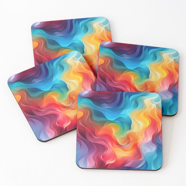 Item preview, Rainbow Waves pattern designed and sold by Sp3ctrumOfColor.