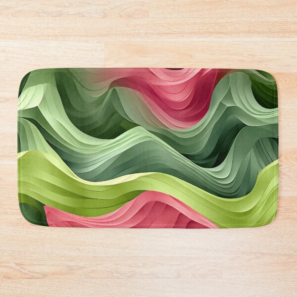 Item preview, Lush Verdant Ripples designed and sold by VectorPlace.