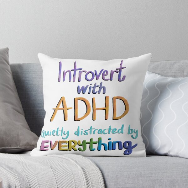 Item preview, Introvert with ADHD designed and sold by JillPillDesign.