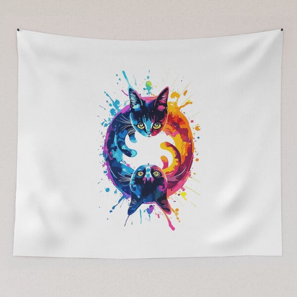 Item preview, cats playing designed and sold by lachataigne.